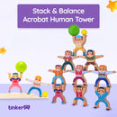 TinkerBox Stack & Balance Acrobat Human Tower