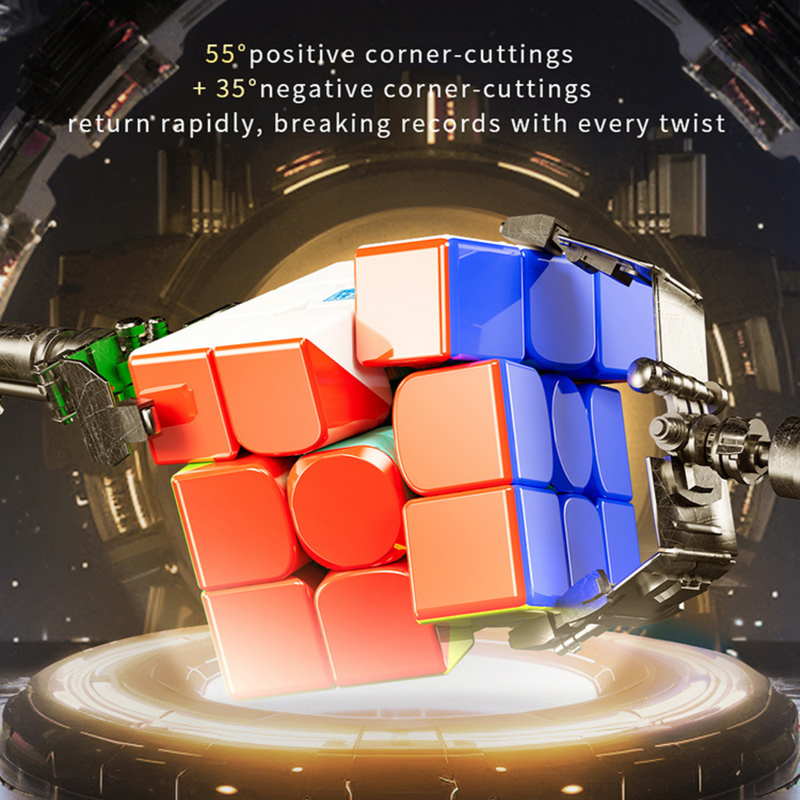 Buy Cubelelo RS3M v5 3x3 Cube Magnetic MagLev Ball-Core UV Robot Box (Dual-Adjustment) Speed Cube