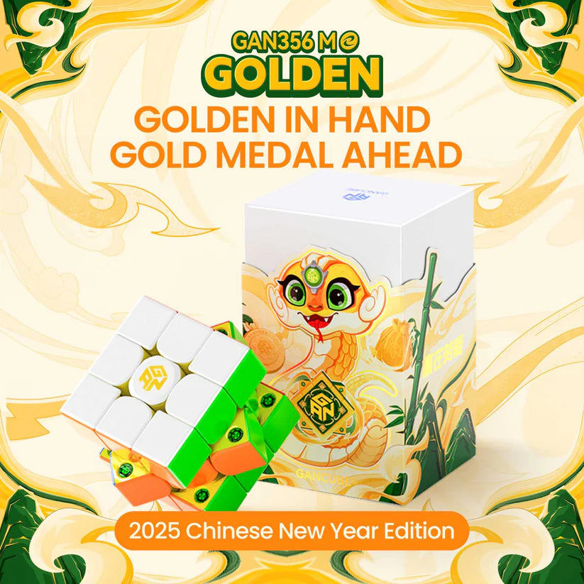 GAN 356 ME 3x3 2025 New Year Edition Magnetic - Cubelelo