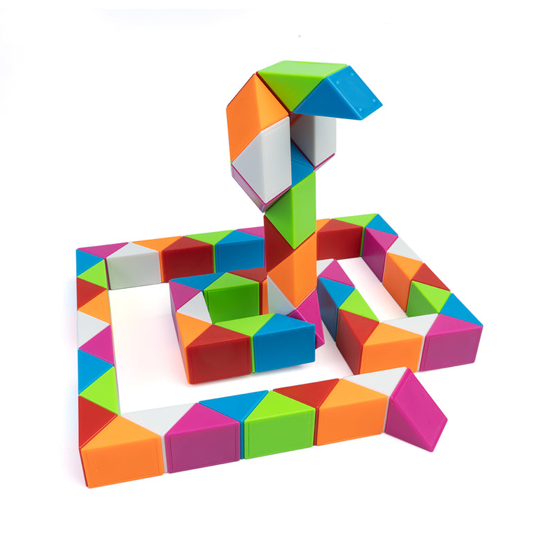 Cubelelo Magic Rainbow Snake Puzzle 72  Wedges