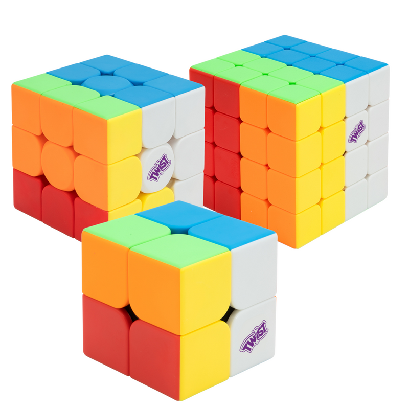 Twist 2x2, 3x3 & 4x4 Cube Combo