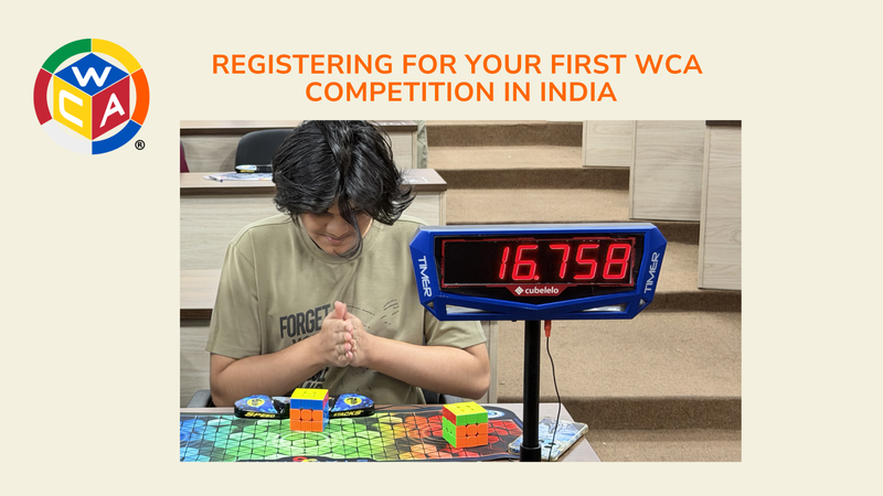 Registering for your First WCA Competition in India