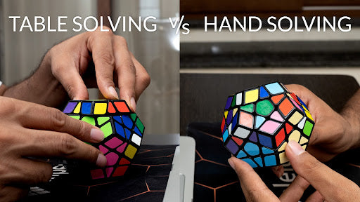 Cube Solving: Table Vs. Hand With Pros & Cons