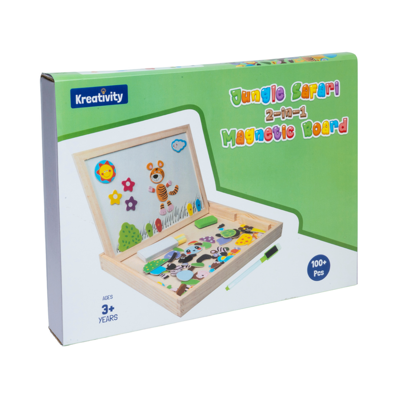 Jungle Safari 2-in-1 Magnetic Board Game