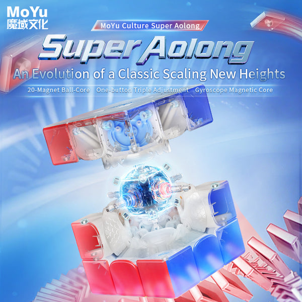MoYu Super AoLong 3x3 AI Smart Cube (MagLev, Magnetic)