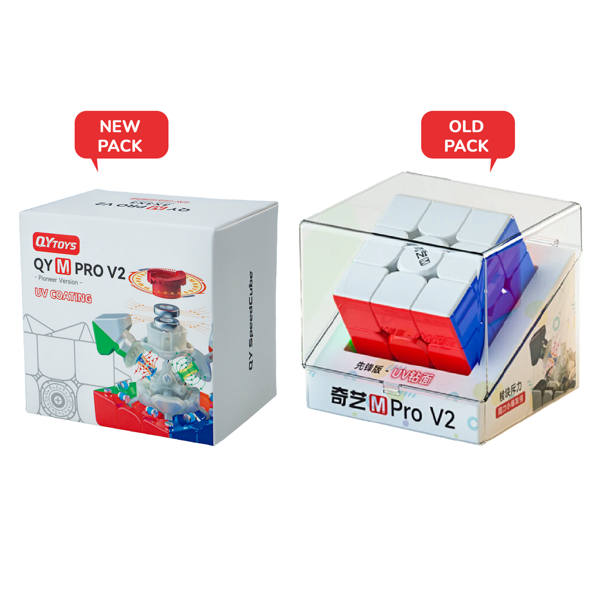 Buy QiYi M Pro v2 3x3 Magnetic Speedcube Online | Cubelelo