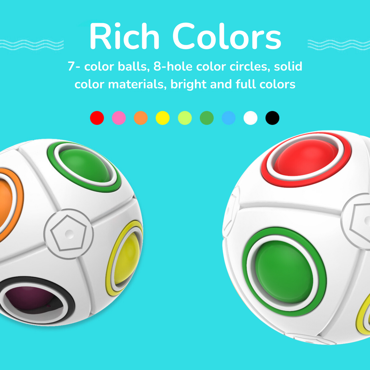 Buy Drift Rainbow Ball Mini (8 Holes) Puzzle Online | Cubelelo