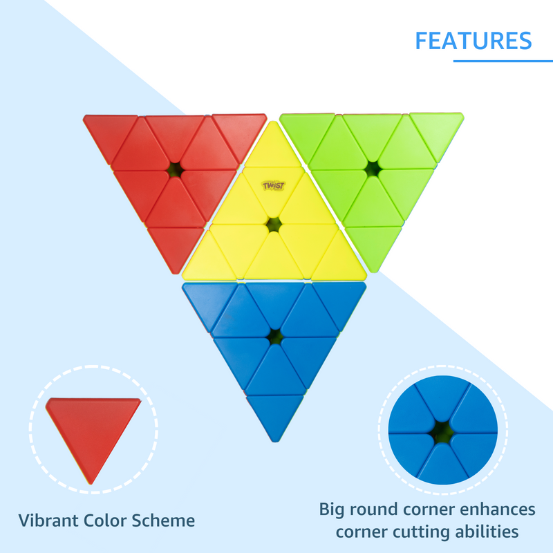 Pyraminx Rotations Cube Buy Twist Pyraminx M Magnetic Puzzle | Cube Lelo