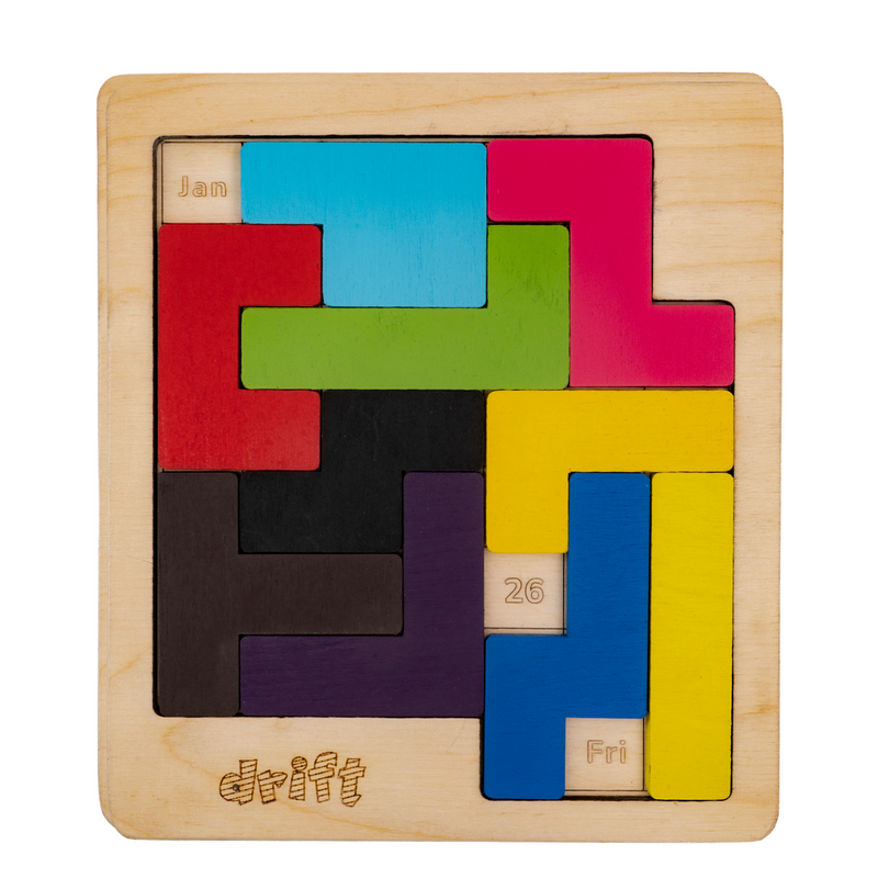 Drift Weekday Calendar Puzzle