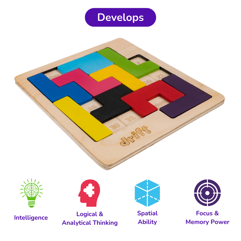 Drift Weekday Calendar Puzzle benefits develops intelligence thinking focus memory power