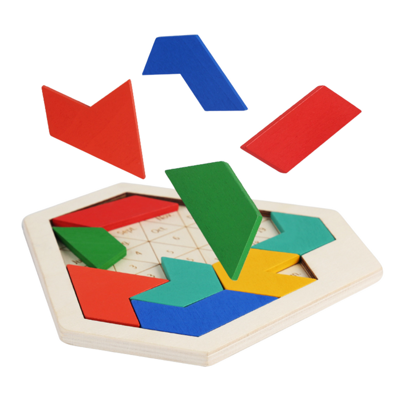 Drift Geometric Weekday Calendar Puzzle