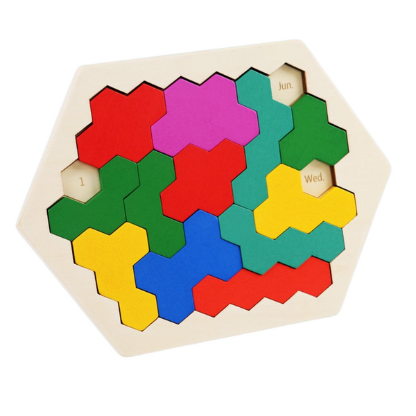 Drift Honeycomb Weekday Calendar Puzzle