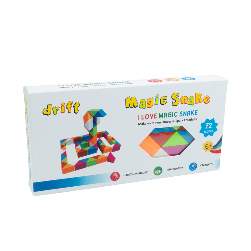 Cubelelo Magic Rainbow Snake Puzzle 72 Wedges Block