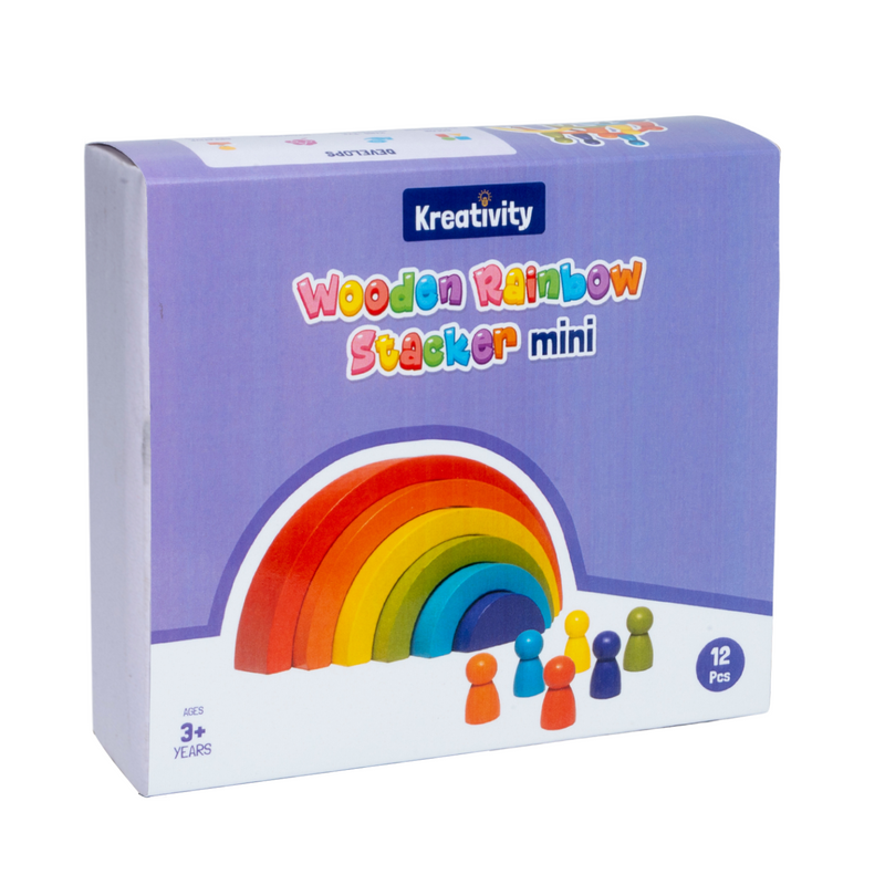 Wooden Rainbow Stacker (Mini)