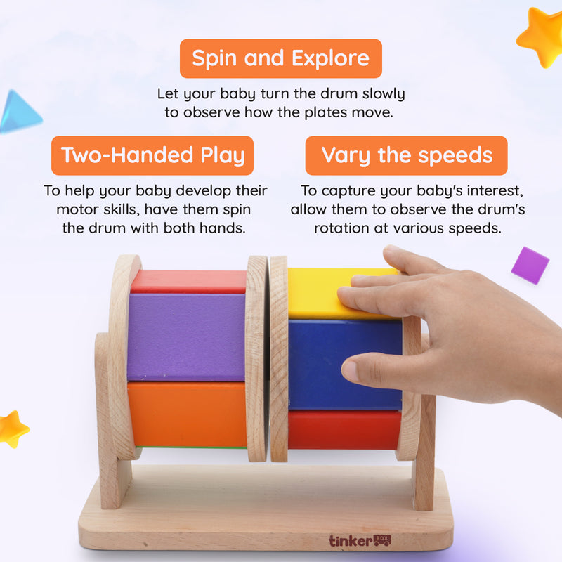 TinkerBox Double Spinning Drum