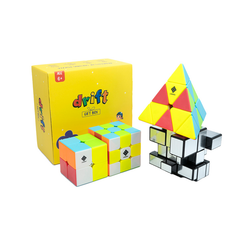 Drift 2x2, 3x3, Pyraminx & Silver Mirror Gift Box