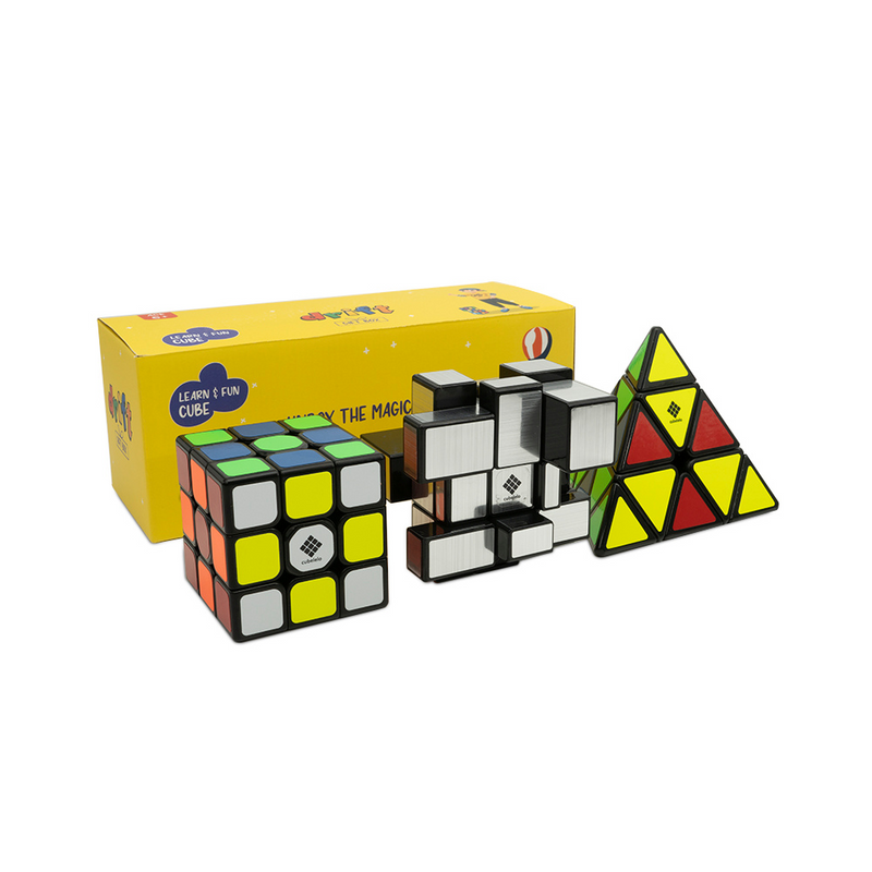 Drift 3x3, Pyraminx Black & Silver Mirror Gift Box