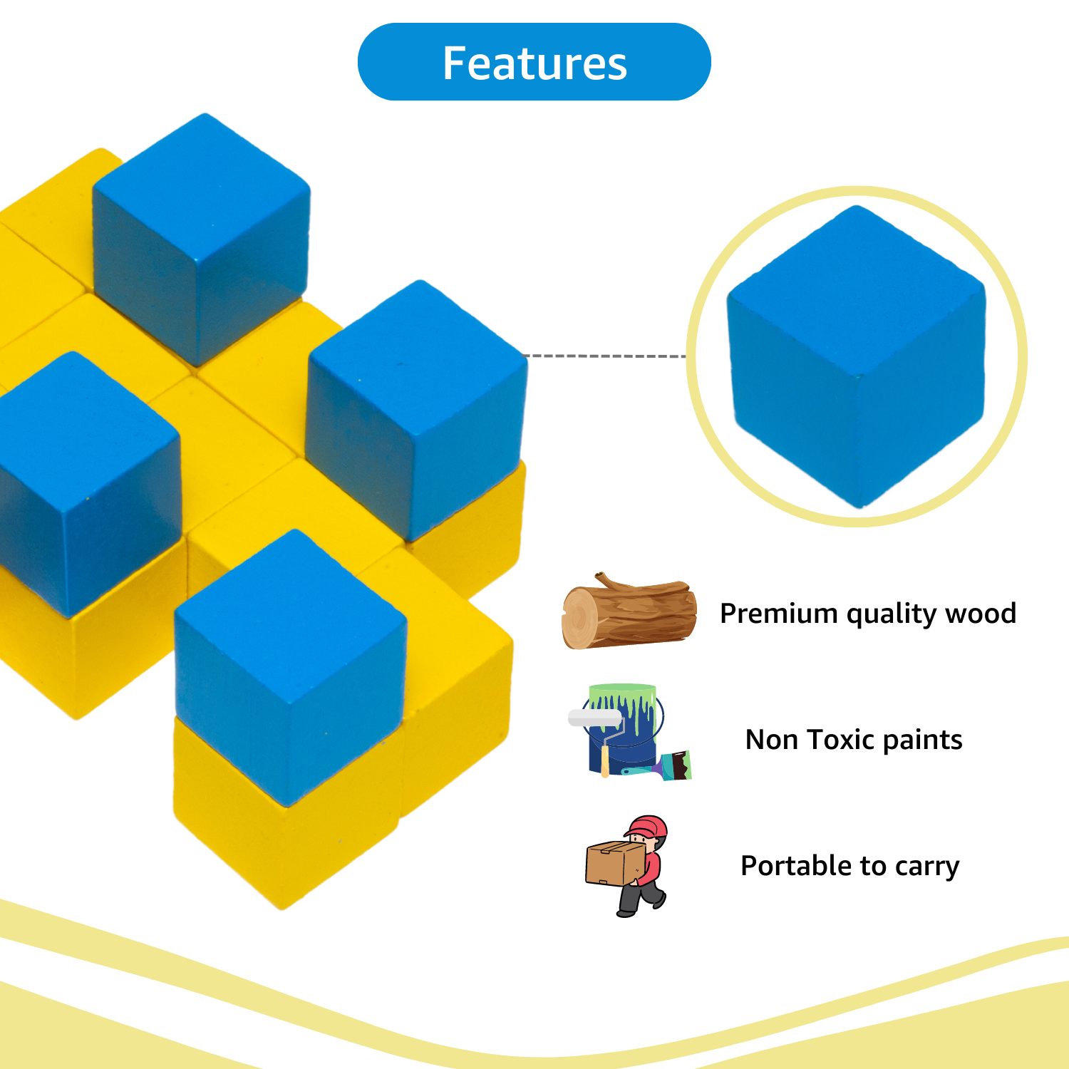 Buy Kreativity Space Blocks (30 Pieces) Online | Cubelelo