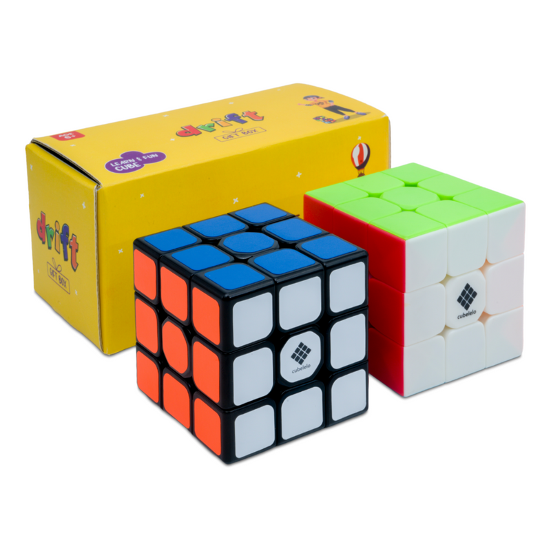 Drift 3x3 Black & 3x3 Stickerless Gift Box