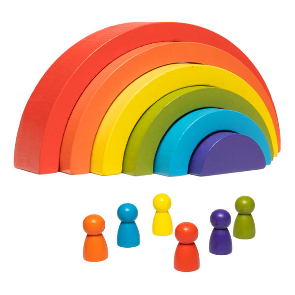 Wooden Rainbow Stacker (Mini)