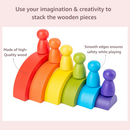 Wooden Rainbow Stacker (Mini)