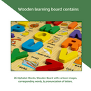Alphabet Learning Board (Wooden)