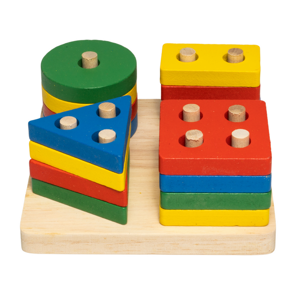 Wooden Column Stacking Blocks