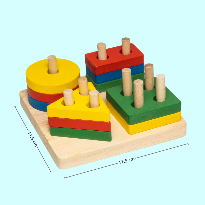 Stacking Figure Block Buy Kreativity Wooden Column Stacking Blocks Online | Cubelelo