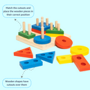 Wooden Column Stacking Blocks