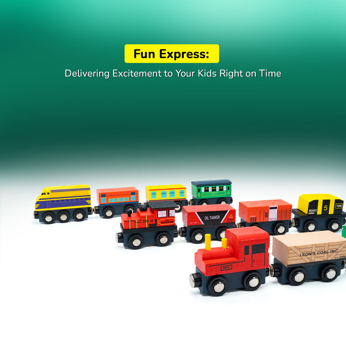 Ubuy Best Wooden Train Sets For Toddlers Fun Little Toys Train Set