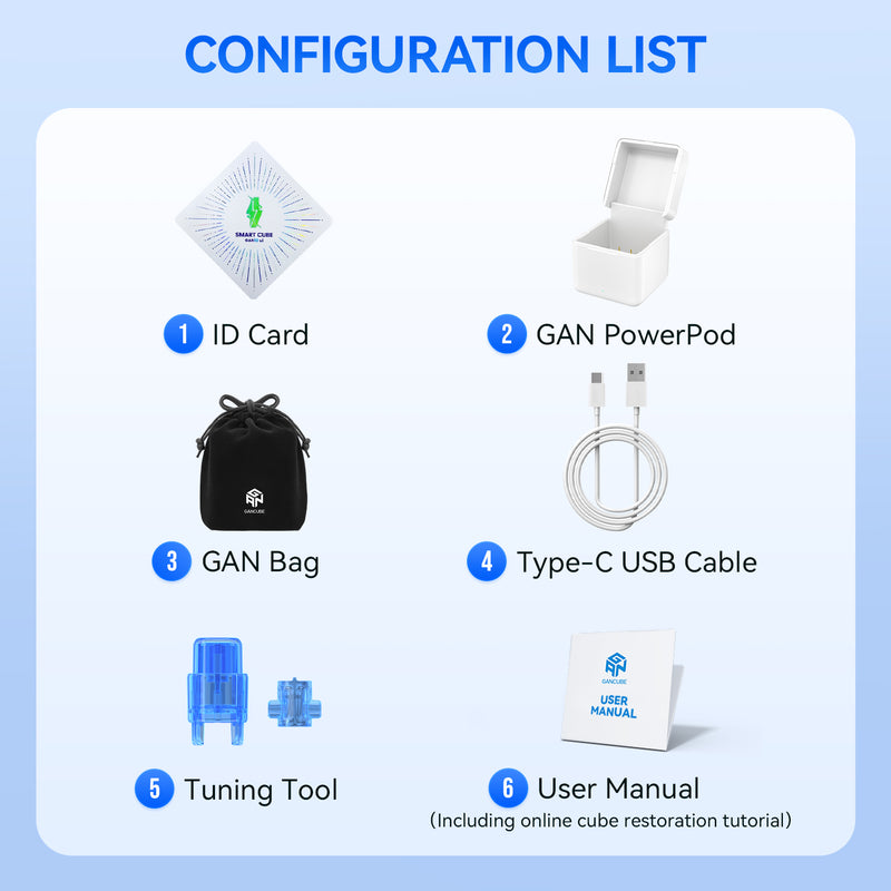 GAN 12 ui SP 3x3 Smart Cube - PowerPod Charger (Magnetic, UV Coated)