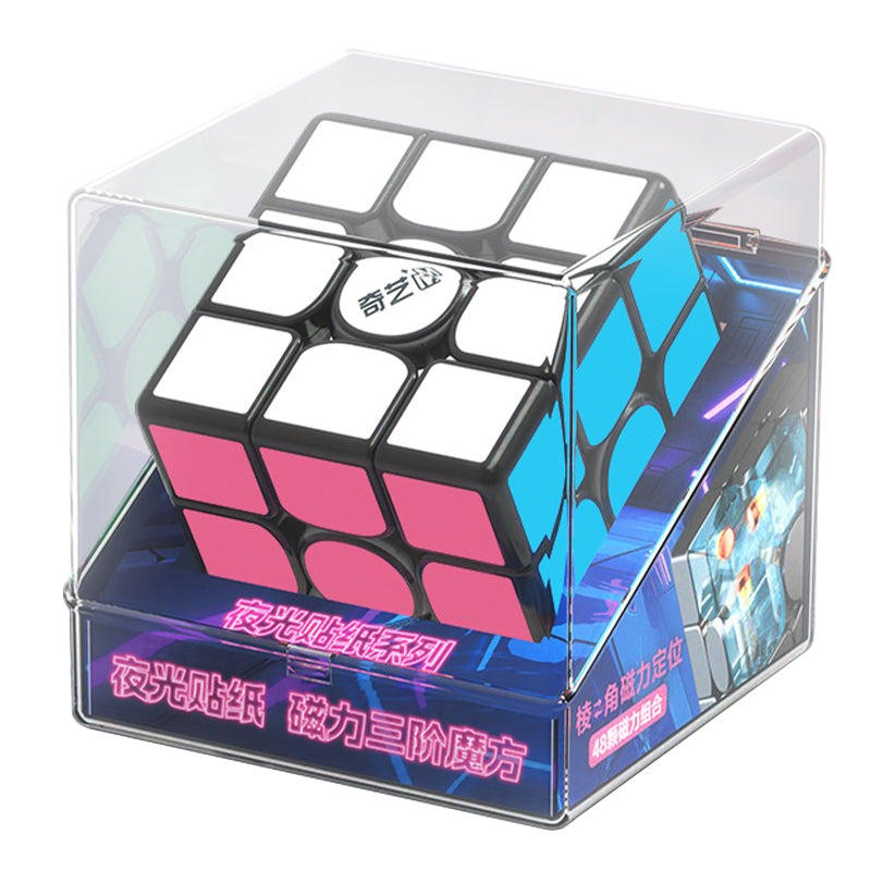 QiYi 3x3 Cube (Magnetic, Fluorescent stickers)