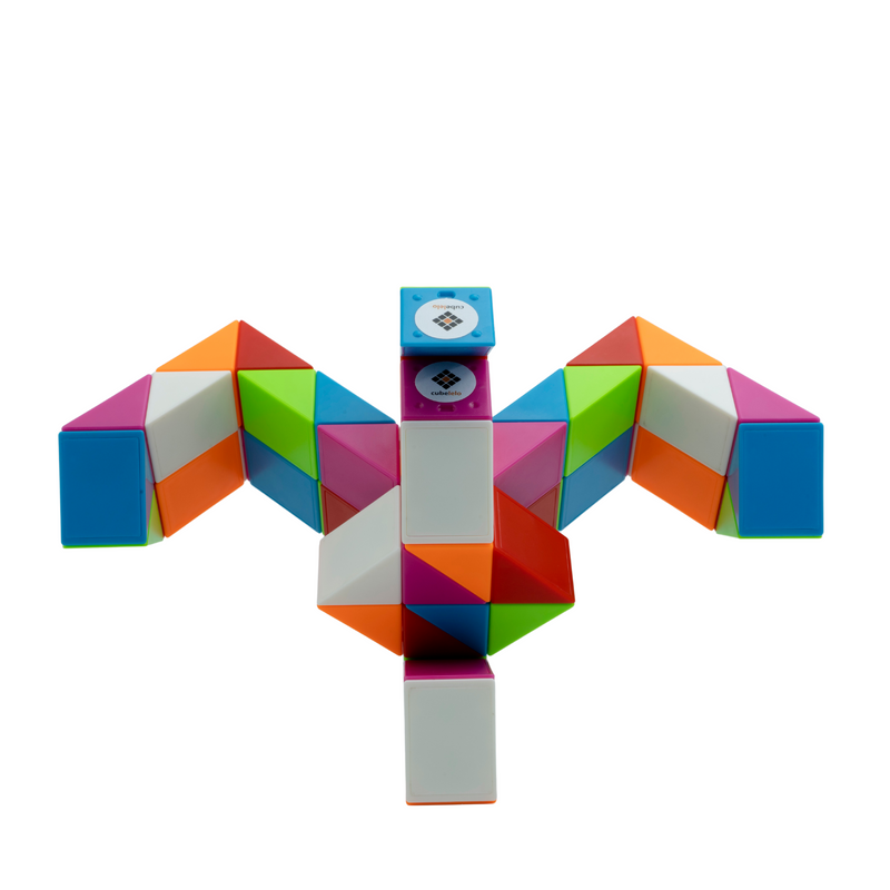 Cubelelo Magic Rainbow Snake Puzzle 60 Wedges 