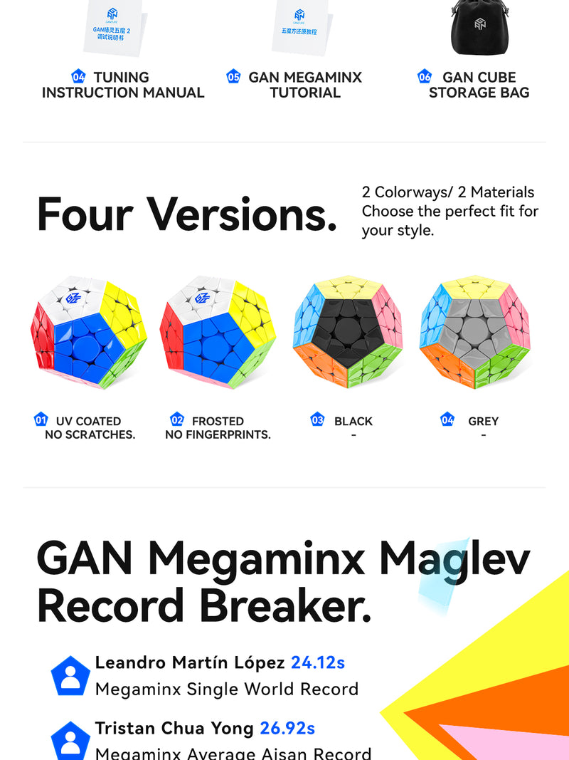 GAN Megaminx v2 MagLev (Magnetic)