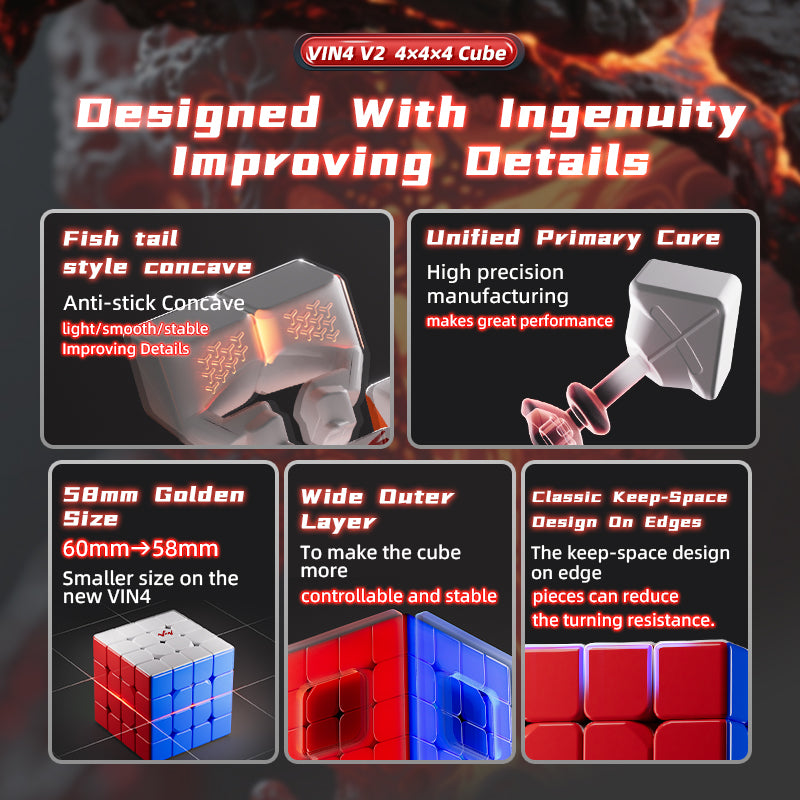 Vin Cube 4x4 v2 M (Magnetic)