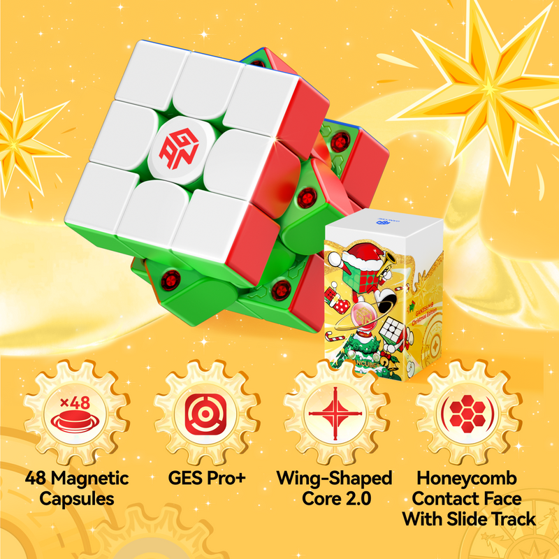 GAN 356 ME 3x3 - Limited Christmas Edition (Magnetic)