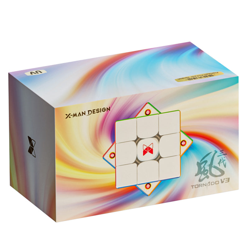 ソフコン　ガチャ　トレイリー　炎龍　 三体セット QiYi X-Man Tornado 3x3 V3 Premium Magnetic Cube - Cubelelo