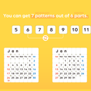 Z-Cube+Tribox 7x7 Calendar Cube (Magnetic)