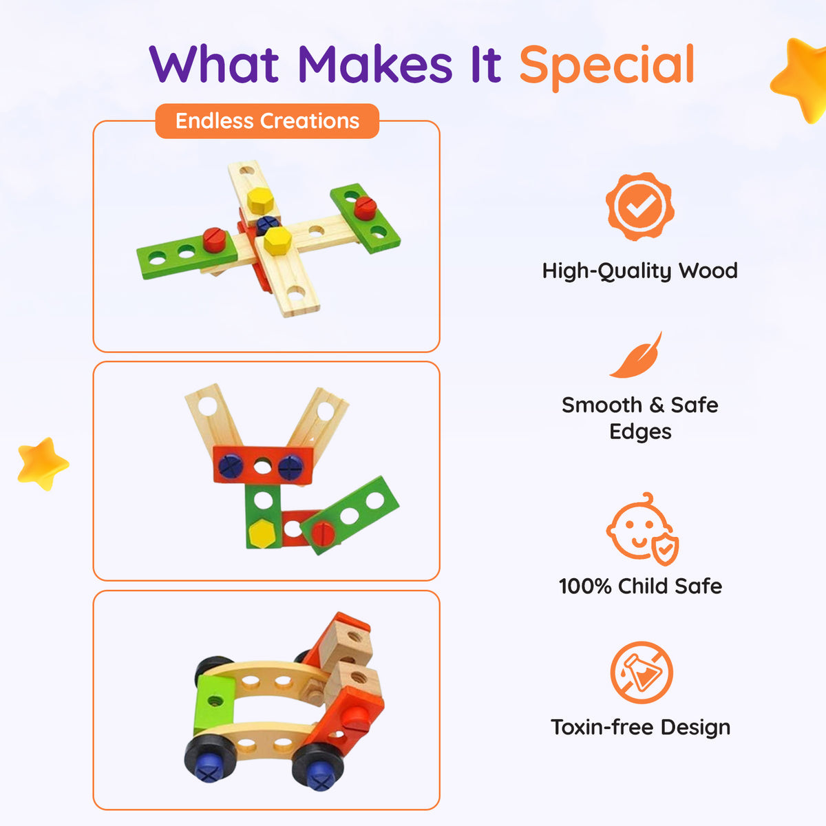 Buy Drift Premium Wooden Tool Box Kit (34 Pieces) | Cubelelo