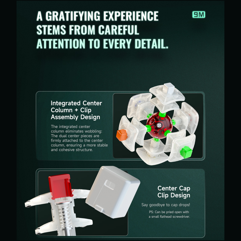QiYi 9M 9x9 (Magnetic) Ball-Core