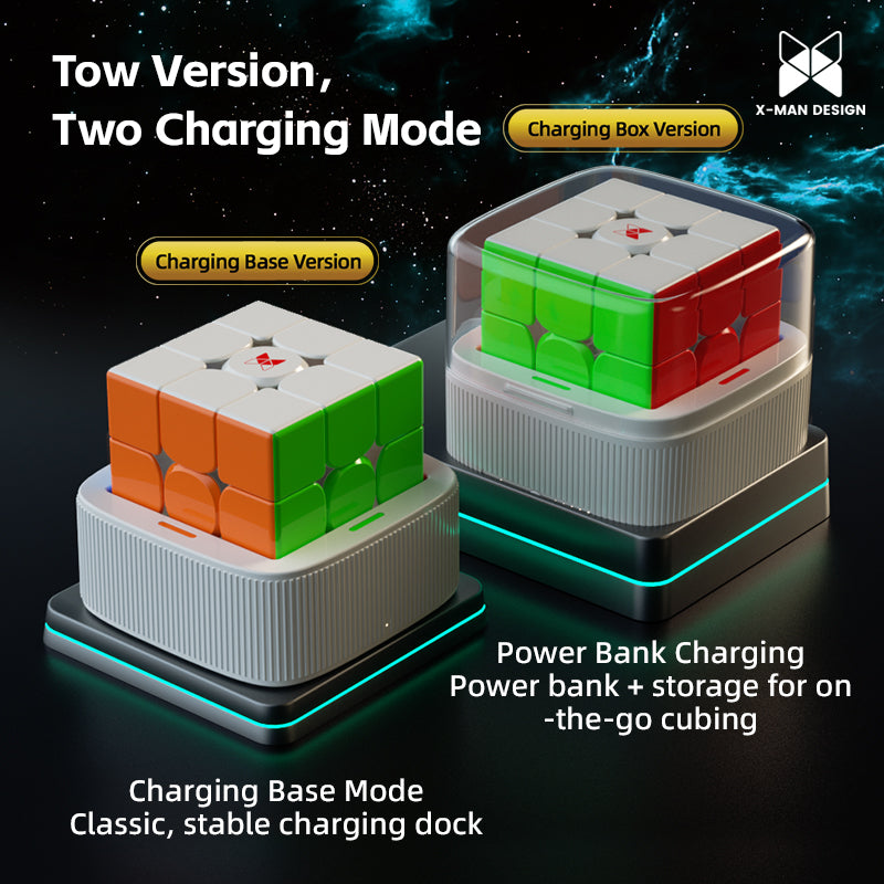QiYi X-MAN Tornado V4 AI 3x3 Cube (Magnetic Smart Cube)