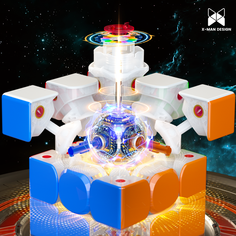 QiYi X-MAN Tornado V4 AI 3x3 Cube (Magnetic Smart Cube)