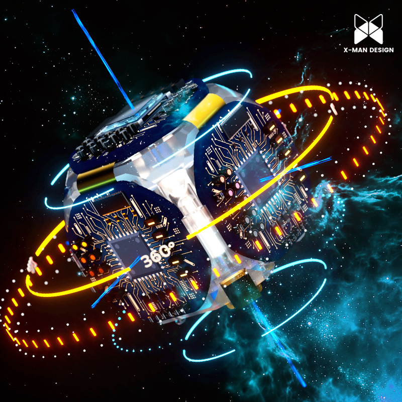 QiYi X-MAN Tornado V4 AI 3x3 Cube (Magnetic Smart Cube)