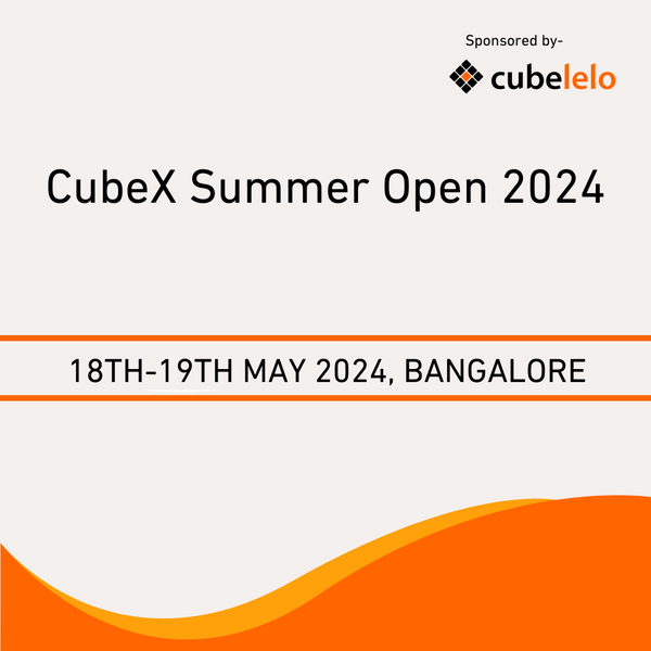 CubeX Summer Open 2024 | Competition