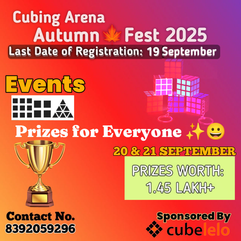 Cubing Arena Autumn Fest 2025 | Online Competition