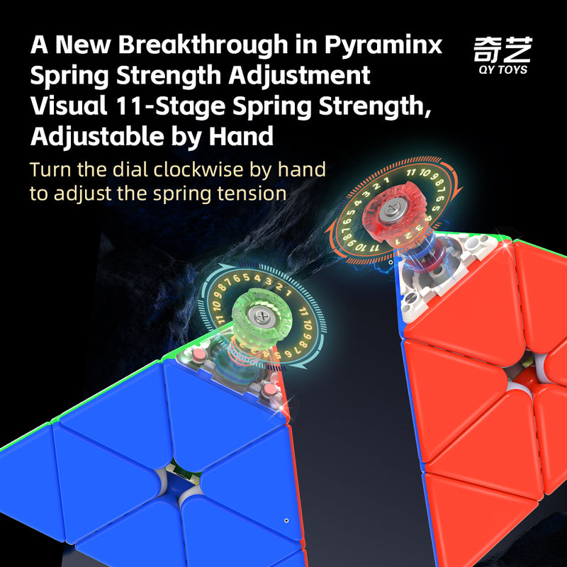 Pyraminx Full Buy QiYi M Pro Pyraminx (Magnetic) Speed Cube Online | Cubelelo