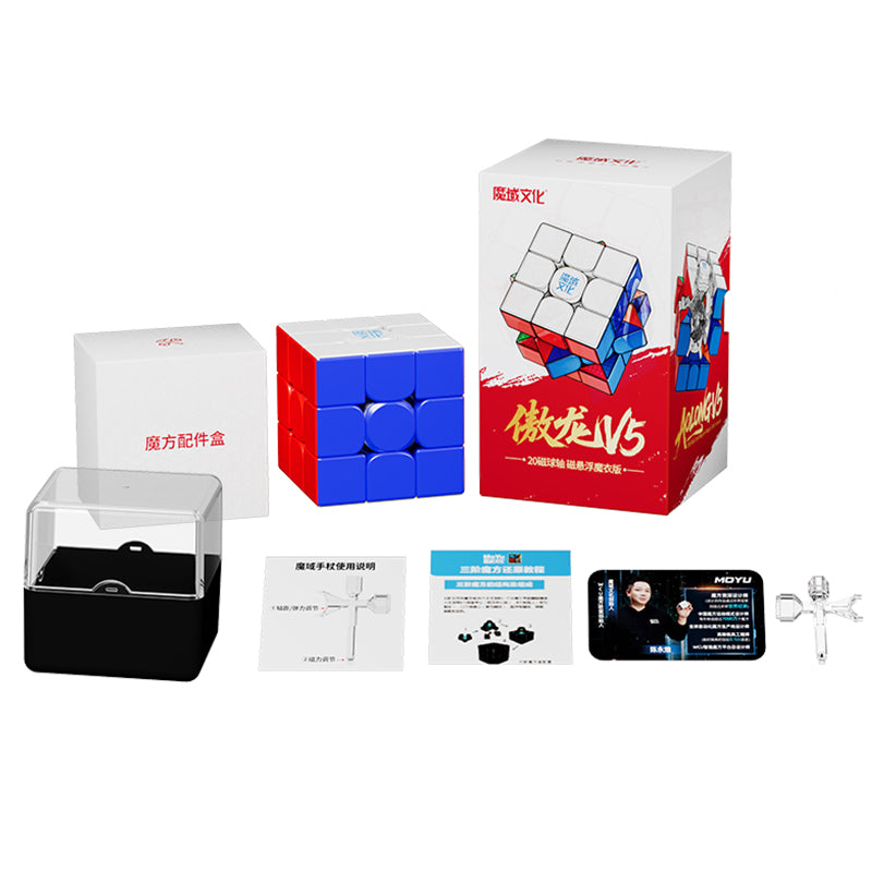 魔方 魔域文化 ロゴ AoLong V5 MagLev Ball-Core 3x3 SpeedCubeShop