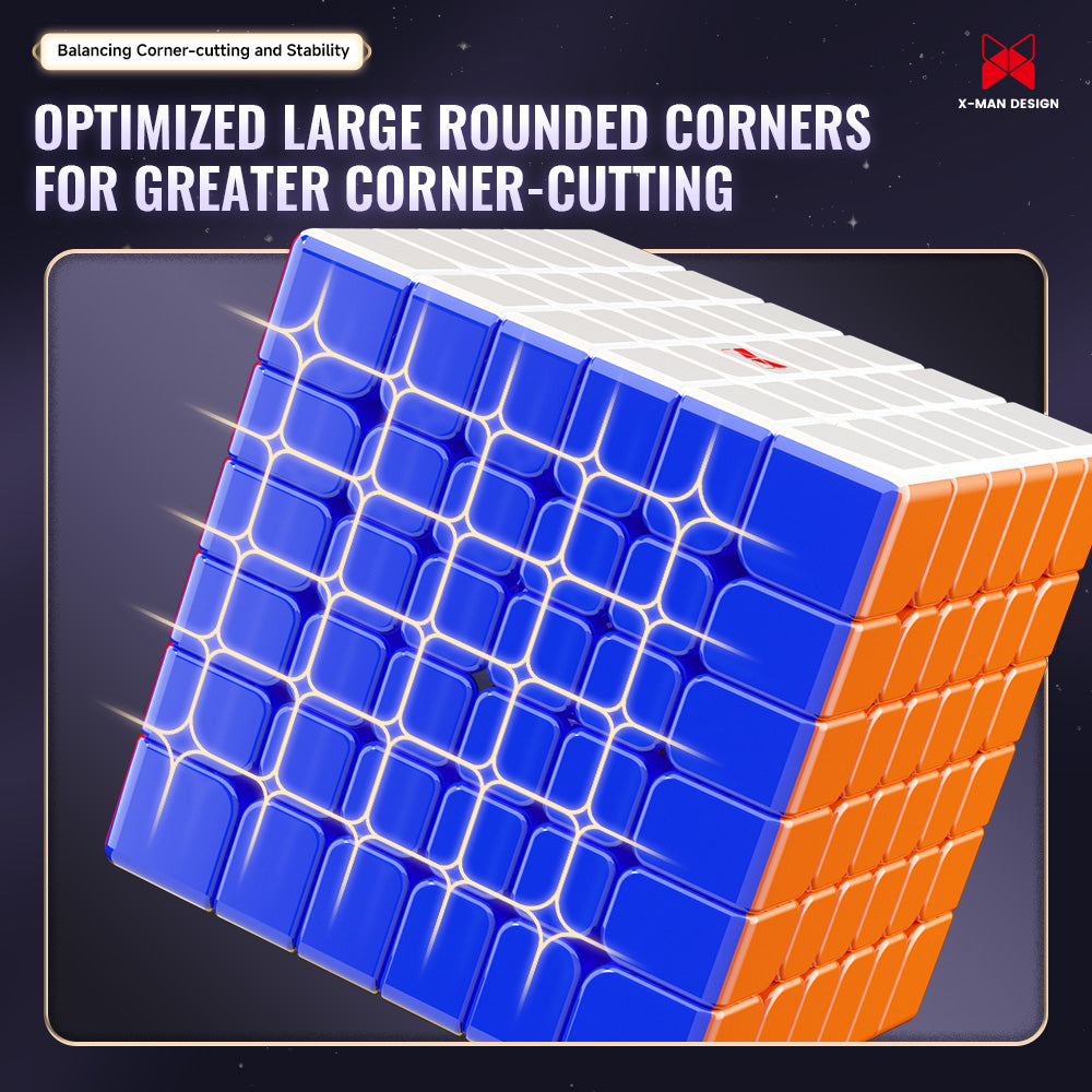 Buy QiYI X-Man Shadow 6x6 V3 (Magnetic) Speed Cube Online | Cubelelo