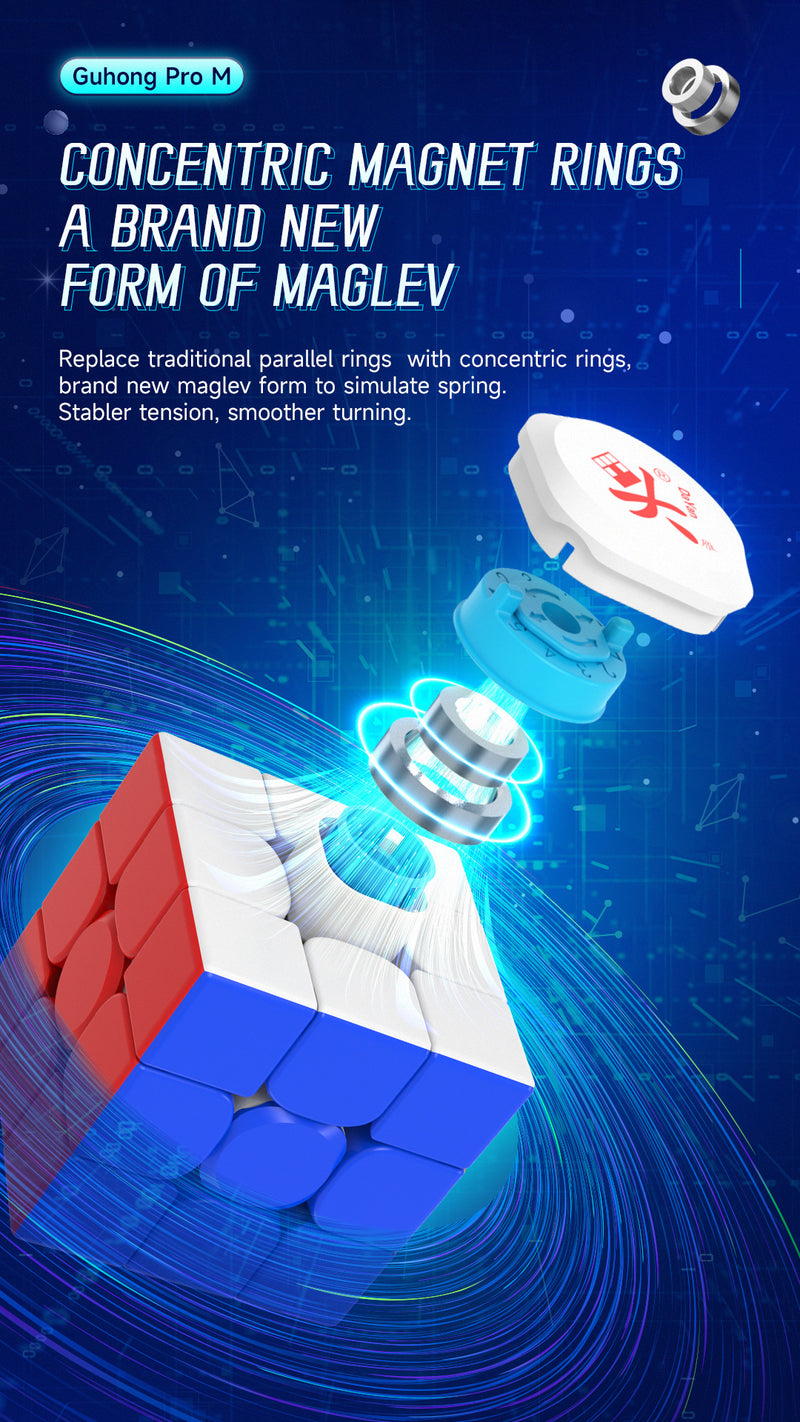 Buy DaYan GuHong Pro M MagLev 3x3 Magnetic Speed Cube | Cube Lelo