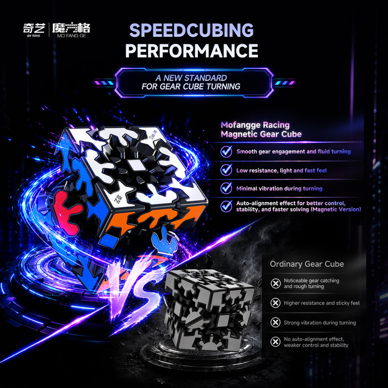 Buy QiYi 3x3 Gear v2 Speed Cube Online
